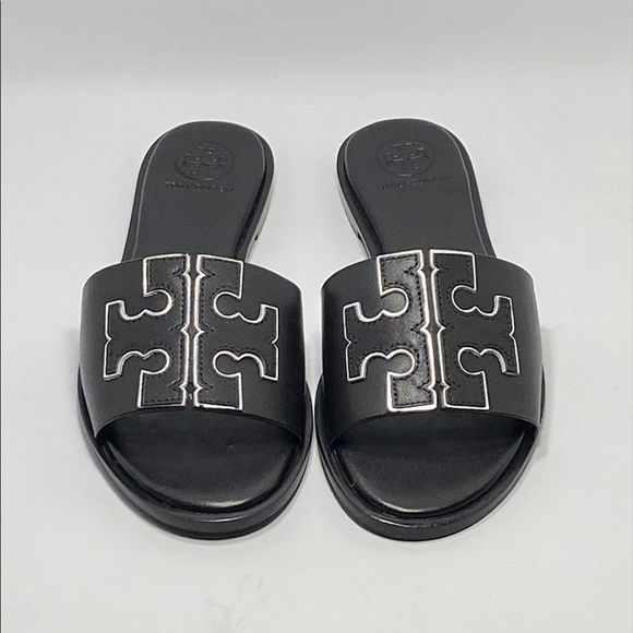Tory Burch Leather Slides size 6 - Picture 2 of 9